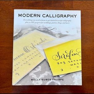 🎉Like New 🎉 Modern Calligraphy DIY book